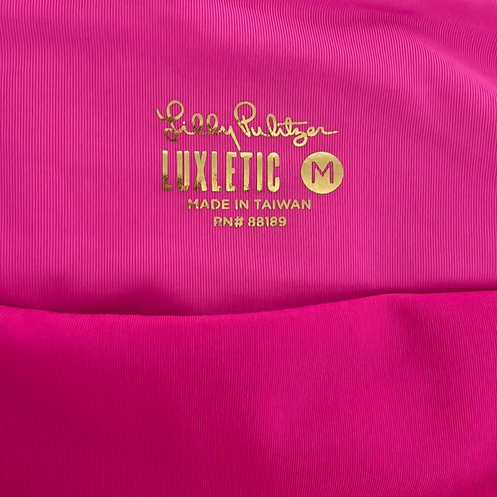 Lilly Pulitzer hot pink luxletic leggings